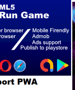 HTML5 Space run game, support PWA & all browser