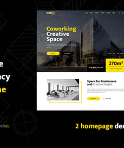 Hub2B - Coworking Space and Digital Agency WordPress Theme