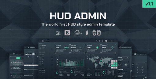HUD - Bootstrap 5 Admin Template
