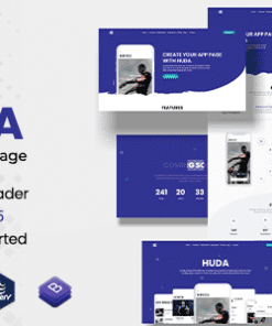 Huda | App Landing Page