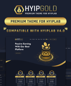 HyipGold - Premium Theme For HYIPLAB