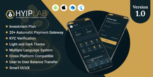HYIPLab - Cross Platform Mobile Application