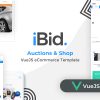 iBid - VueJS eCommerce & Auctions Template