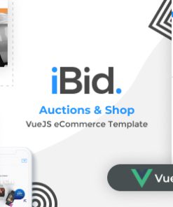 iBid - VueJS eCommerce & Auctions Template