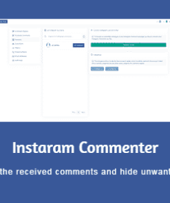 Icommenter - auto reply and moderate the Instagram comments