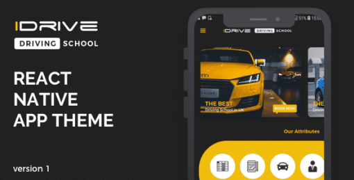 iDrive React Native Theme