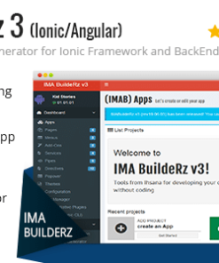 IMABuildeRz 3 - Ionic Mobile App Builder + Code Generator