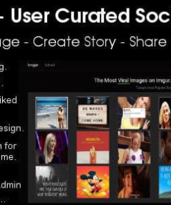 Image Story Sharing Social Network - Imgur Clone