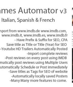 IMDB Wordpress Games Automator