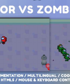 Impostor Vs Zombies. Html5 Game .c3p (Construct 3)