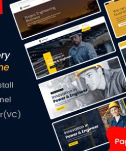 Indofact - Industry and factory WordPress Theme