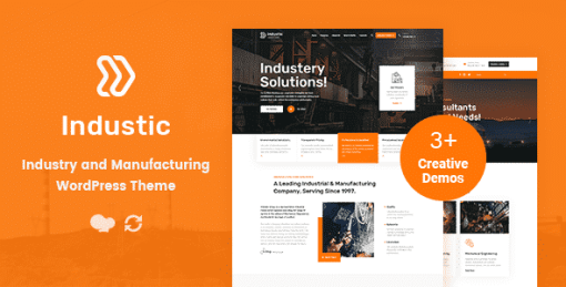 Industic - Factory and Manufacturing WordPress Theme