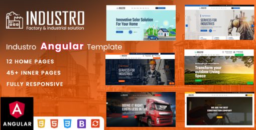 Industro - Factory & Industrial Angular Template
