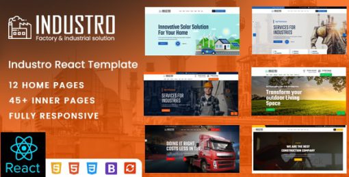 Industro - Factory & Industrial React Template
