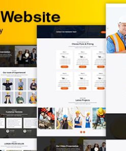 Industry PRO - Multipurpose Construction Builder and Agency Website Script