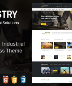 Industry - WordPress Theme for Factory and Industrial Business