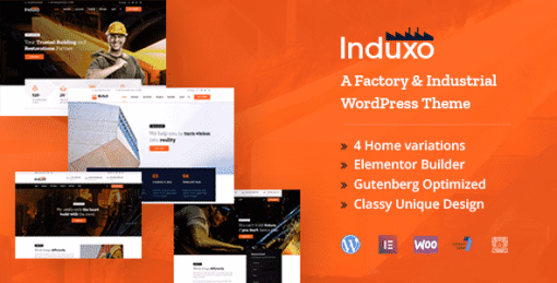 Induxo - Industry WordPress Theme