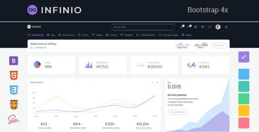 InfiniO - Laravel + Bootstrap Admin Template
