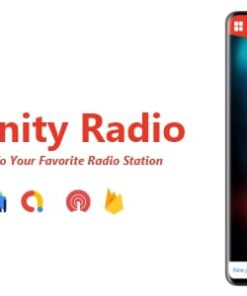 Infinity Radio - Single Station Radio App | ADMOB, ONESIGNAL, FIREBASE