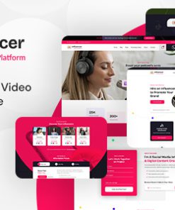 Influencer - Personal Blog & Streaming Video WordPress Theme