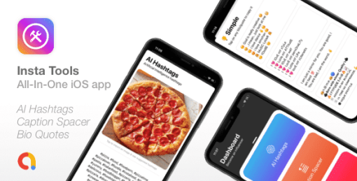Insta Tools - AI Hashtags, Caption Spacer, Quote - Instagram Tools SwiftUI