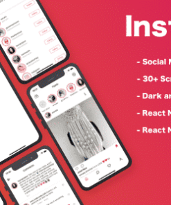 Instahood Social App Theme (Instagram clone) React Native