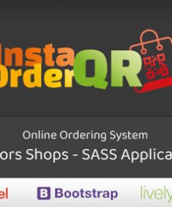 InstaOrderQR - Online Ordering System - Multi Vendors Shops - SASS Script - WhatsApp Order - QR Code