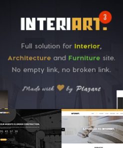 InteriArt - Furniture & Interior WordPress Theme