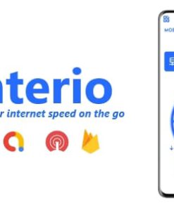 Interio - Internet Speed Test | ADMOB, FIREBASE, ONESIGNAL