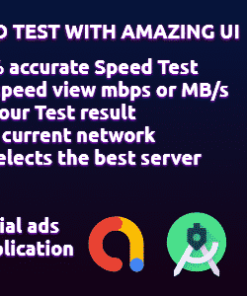 Internet Speed Test with amazing UI