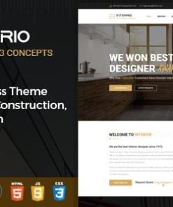 Interrio – WordPress Theme for Architecture and Interior Design