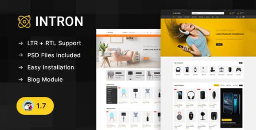 Intron - Mega Electronics Prestashop 1.7 Responsive Theme