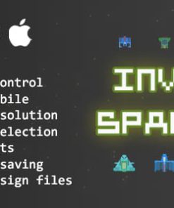 Invace Spaders - Endless Space Adventure HTML5 Game Construct 2