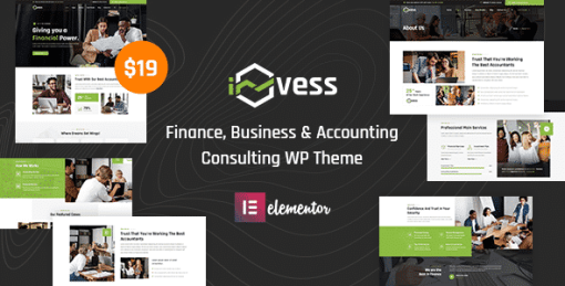 Invess - Accounting & Finance Consulting WordPress Theme