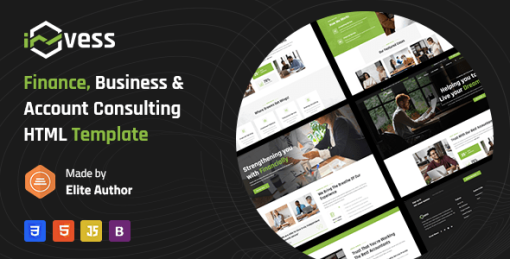 Invess - Accounting & Finance Services HTML Template