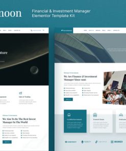 Investmoon – Finance & Investment Manager Elementor Template Kit