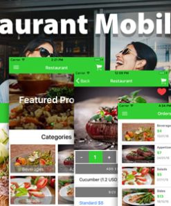 Ionic 3 Restaurant app with Firebase