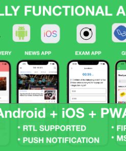 ionic 5 full app pwa supported / grocery / food delivery / news app / tinder clone / shopping app