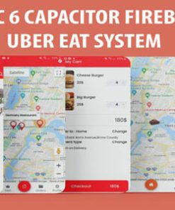 IONIC 6 CAPACITOR  FIREBASE UBER EAT SYSTEM