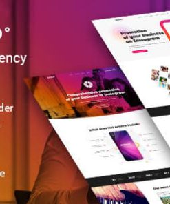 iPromo – Instagram Agency WordPress Theme