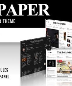 Javapaper – Classic Newspaper Theme