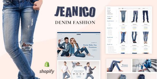 Jeanico | Jeans Single Product Shopify Theme
