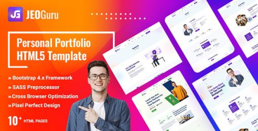 Jeoguru - Personal Portfolio HTML5 Template