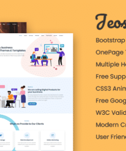 Jeos - Onepage Angular Template