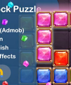 Jewel Block Puzzle (Html5 + Construct 3 +Mobile)