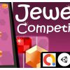 Jewelry Competition Unity Arcade Game with Admob ad for android and iOS