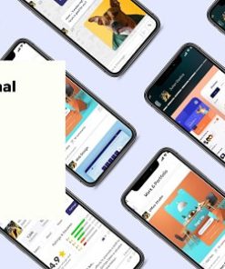 Job search professional networking social media UI KIT app in Flutter