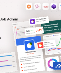 Jobick - React (Vite) Job Admin Dashboard Template