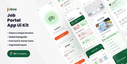 Jobse - Job Portal App Figma UI Template
