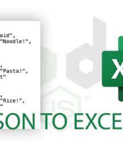 Jsonex - Convert JSON to Excel